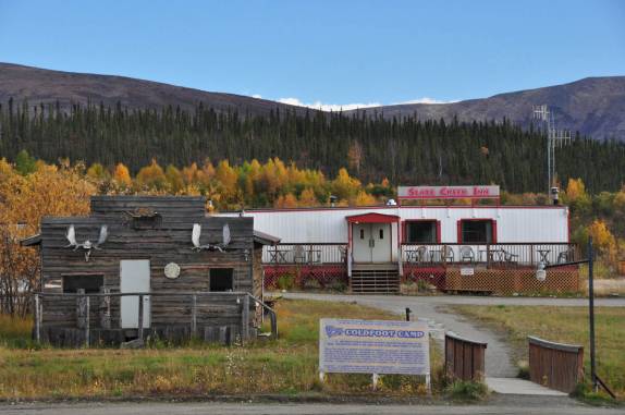 Nosso alojamento em Coldfoot, na Dalton Highway, norte do Alaska